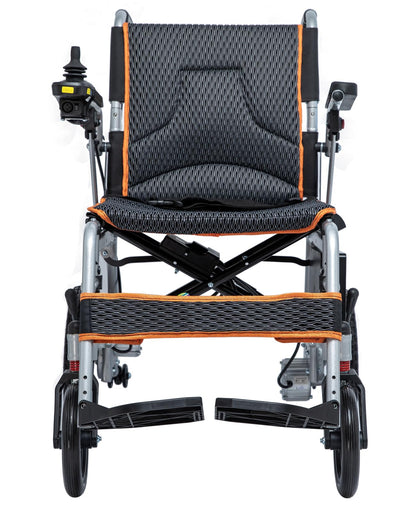 Ultra Lightweight Foldable Electric Wheelchair for Adults, 33 lb Portable Power Chair
